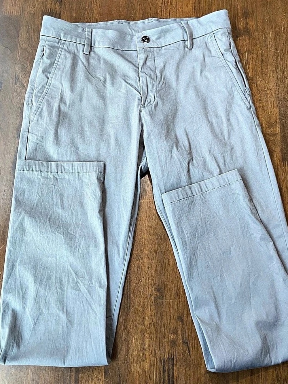 Birddogs Boomstick Mens Lined Chino Pants 30x30 Gray Stretch Performance Golf